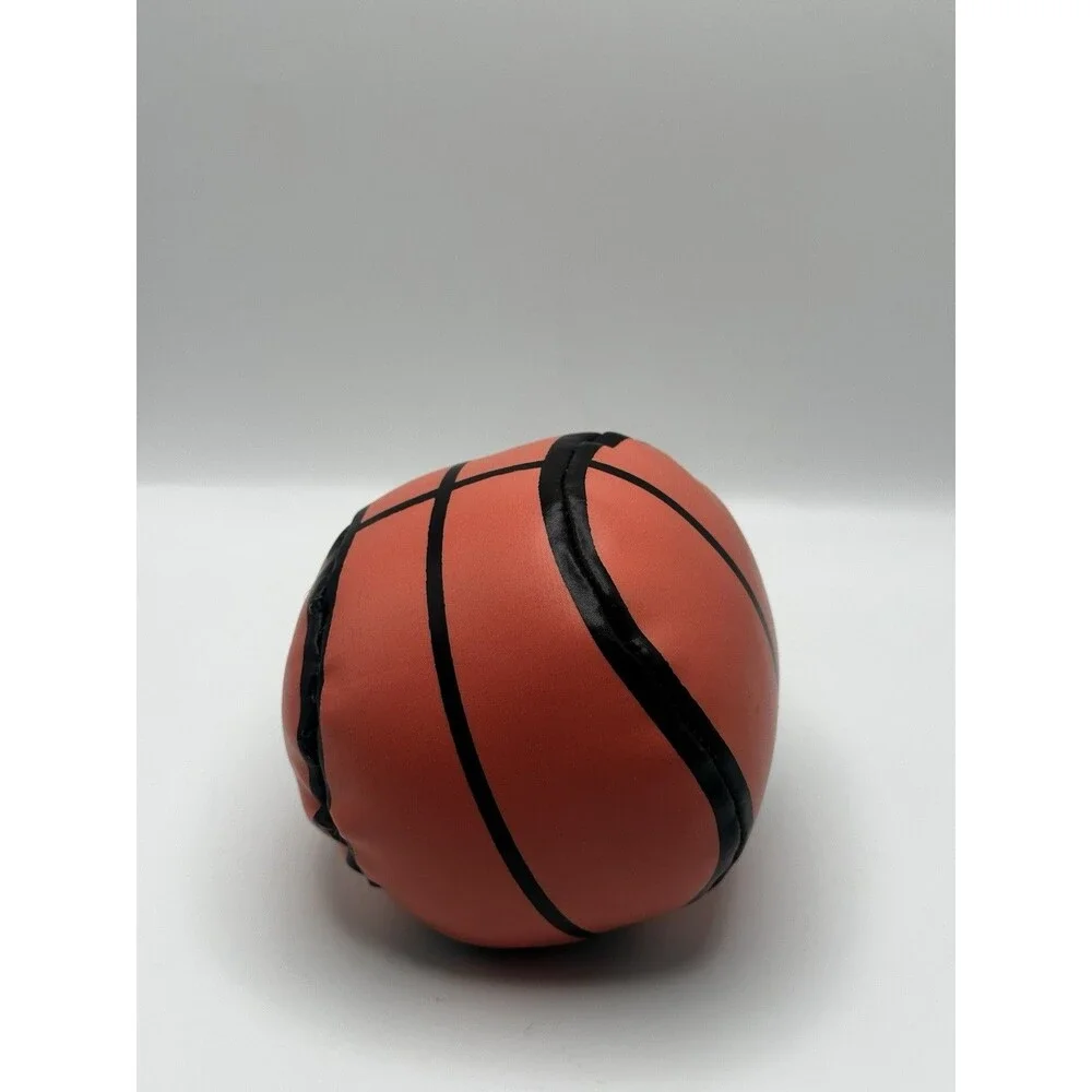 Little Tikes Soft Plush Basketball Toy Orange Black Stitched Vinyl Kids